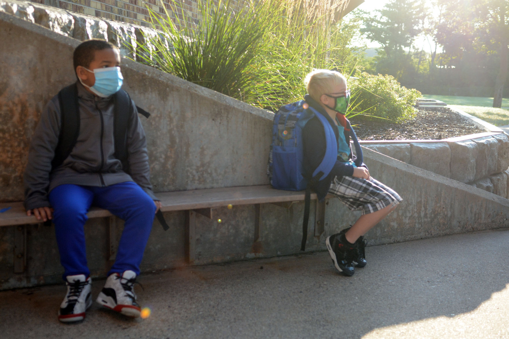 First day of school 2020 in Baraboo
